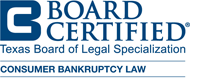 Board certified Texas board of legal specialization: consumer bankruptcy law
